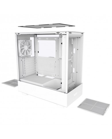 NZXT H5 Flow Blanc - Pc Gamer Casa