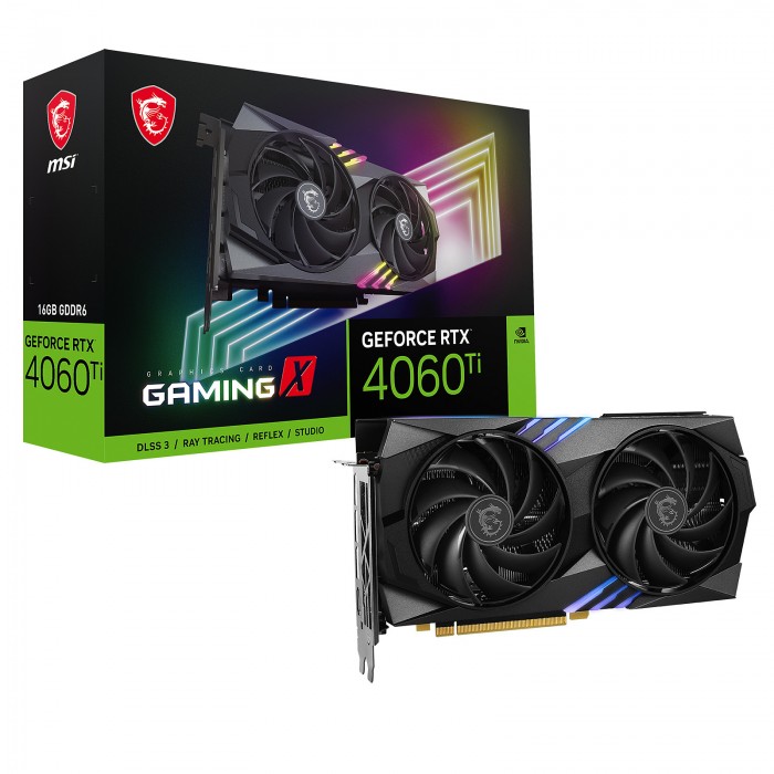 MSI RTX 4060 Ti GAMING X 16G  - Pc Gamer Casa