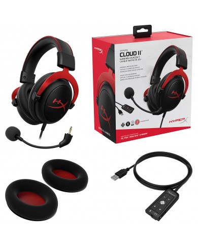 Hyper X Cloud II (rouge) -  Micro - casque - LDLC Pc Gamer Casa Hyper X Cloud II (rouge) -  Micro - casque - LDLC Pc Gamer Casa