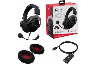 HyperX Cloud II Gunmetal  - Pc Gamer Casa