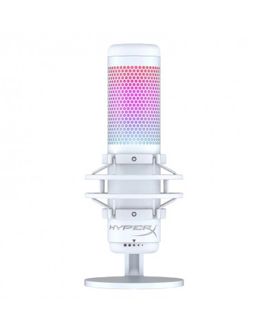 HyperX QuadCast S Blanc /  Micro Pc / HyperX  Maroc HyperX QuadCast S Blanc /  Micro Pc / HyperX  Maroc