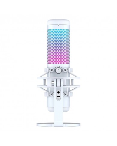 HyperX QuadCast S Blanc /  Micro Pc / HyperX  Maroc HyperX QuadCast S Blanc /  Micro Pc / HyperX  Maroc