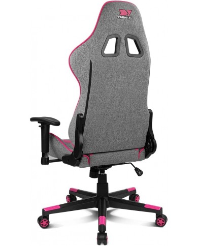 Chaise Gaming Drift DR90 PRO Gris / Rose