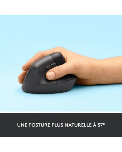 Logitech Lift Left (Graphite) - Souris PC - Pc Gamer Casa