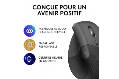 Logitech Lift Left (Graphite) - Souris PC - Pc Gamer Casa Logitech Lift Left (Graphite) - Souris PC - Pc Gamer Casa