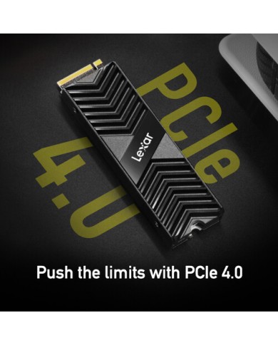 Lexar Professional 512GB NM800 PRO PCIe 4.0 x4 NVMe M.2 Internal SSD with Heatsink- Pc Gamer Casa