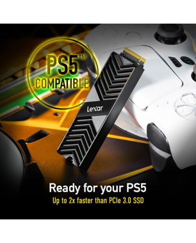 Lexar Professional 512GB NM800 PRO PCIe 4.0 x4 NVMe M.2 Internal SSD with Heatsink- Pc Gamer Casa