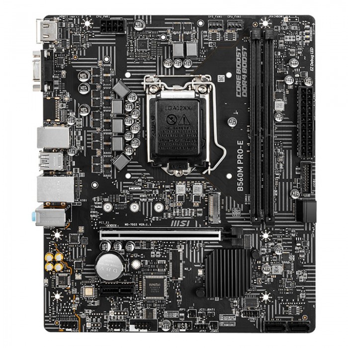 MSI B560M PRO-E - Carte mère - Pc Gamer Casa