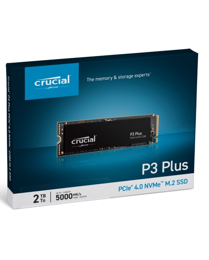 Crucial P3 Plus SSD - 500GB - M.2 2280 - PCIe 4.0 - Pc Gamer Casa