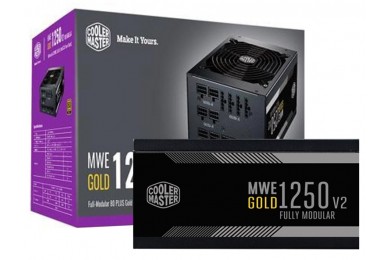Cooler Master MWE Gold 1250 Full Modular V2 - Pc Gamer Casa Cooler Master MWE Gold 1250 Full Modular V2 - Pc Gamer Casa
