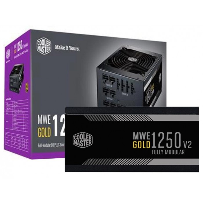 Cooler Master MWE Gold 1250 Full Modular V2 - Pc Gamer Casa Cooler Master MWE Gold 1250 Full Modular V2 - Pc Gamer Casa