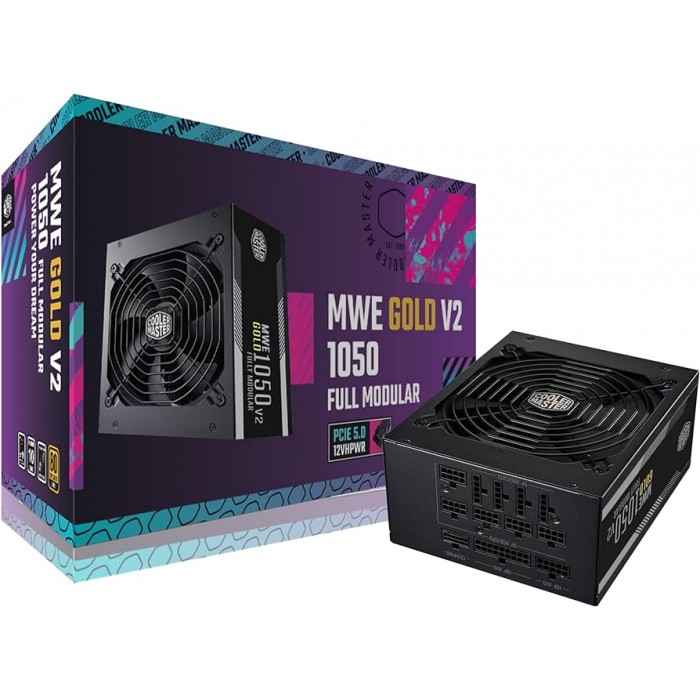 Cooler Master MWE Gold 1050 Full Modular V2 - Pc Gamer Casa Cooler Master MWE Gold 1050 Full Modular V2 - Pc Gamer Casa