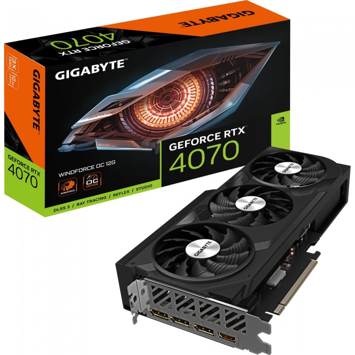 Carte graphique Gigabyte RTX 4070 WINDFORCE OC 12G - Carte Graphique Carte graphique Gigabyte RTX 4070 WINDFORCE OC 12G - Carte Graphique