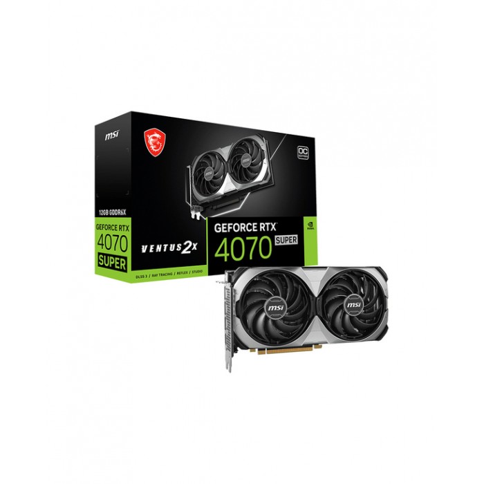 MSI GeForce RTX 4070 SUPER 12G VENTUS 2X OC - CARTE GRAPHIQUE MSI GeForce RTX 4070 SUPER 12G VENTUS 2X OC - CARTE GRAPHIQUE