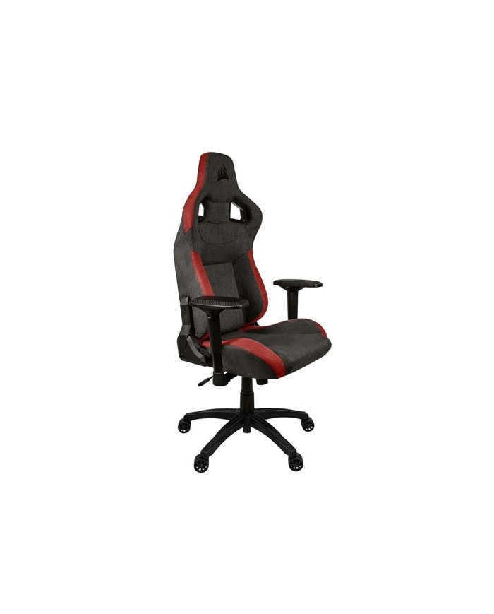 CORSAIR T3 RUSH Fabric (2023) - Charcoal/Red - Chaise Gaming - Pc Gamer Casa
