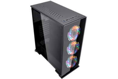 HYBROK SHADOW ARGB (GLASS) + PSU 650W 80+ BRONZE - Pc Gamer Casa HYBROK SHADOW ARGB (GLASS) + PSU 650W 80+ BRONZE - Pc Gamer Casa