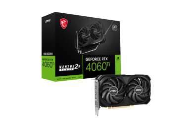MSI GeForce RTX 4060 Ti VENTUS 2X BLACK 8G OC- Carte Graphique MSI GeForce RTX 4060 Ti VENTUS 2X BLACK 8G OC- Carte Graphique