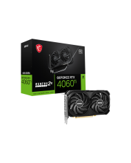 MSI GeForce RTX 4060 Ti VENTUS 2X BLACK 8G OC- Carte Graphique