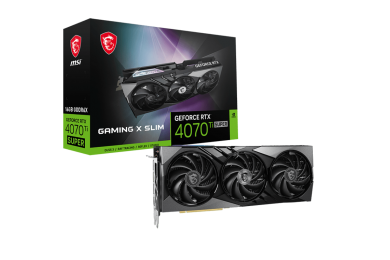 MSI GeForce RTX 4070 Ti SUPER GAMING X SLIM 16G - Carte Graphique