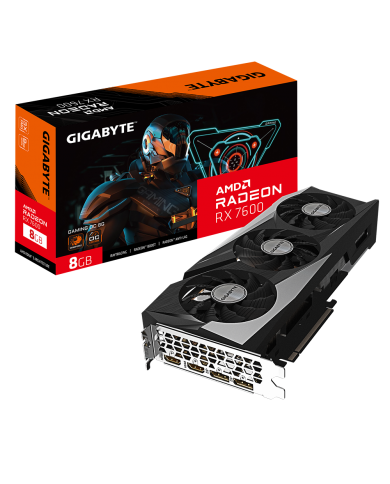 Gigabyte Radeon RX 7600 GAMING OC 8G - Pc Gamer Casa Gigabyte Radeon RX 7600 GAMING OC 8G - Pc Gamer Casa