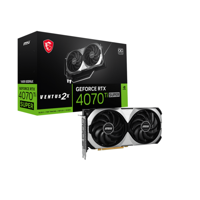 MSI Carte Graphique GeForce RTX 4070 Ti SUPER 16- Carte Graphique - Pc Gamer Casa