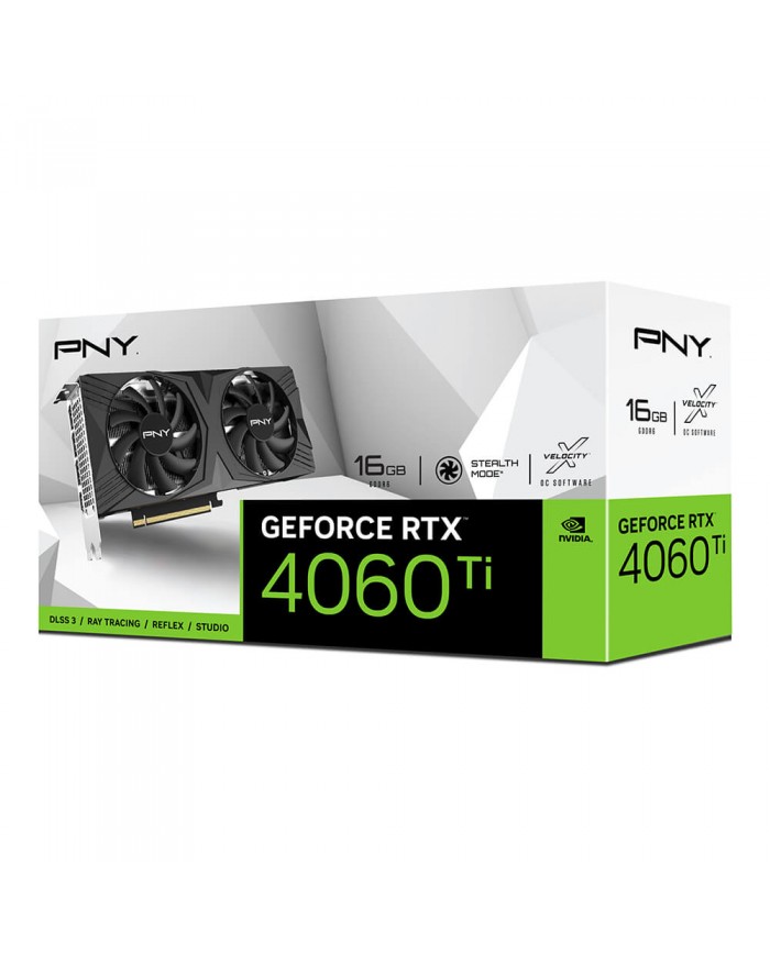PNY GeForce RTX 4060 Ti 16GB VERTO Dual Fan - Carte Graphique PNY GeForce RTX 4060 Ti 16GB VERTO Dual Fan - Carte Graphique