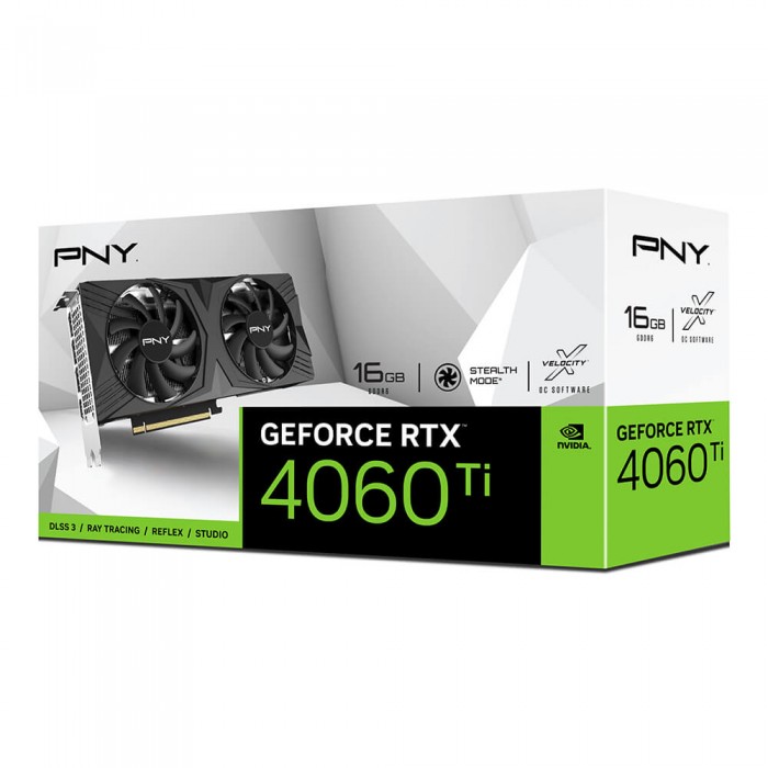 PNY GeForce RTX 4060 Ti 16GB VERTO Dual Fan - Carte Graphique PNY GeForce RTX 4060 Ti 16GB VERTO Dual Fan - Carte Graphique
