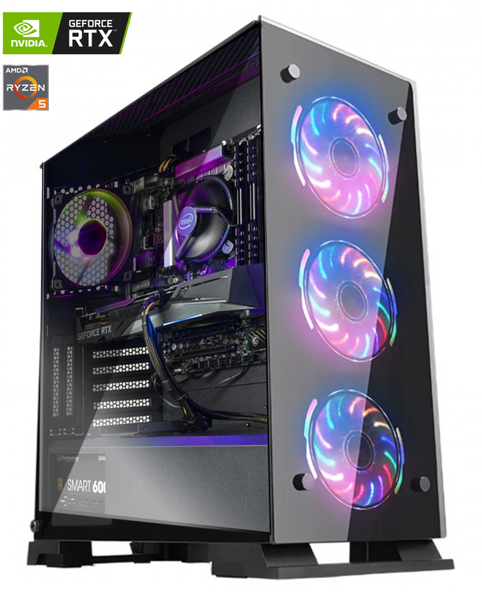 PC Gamer TITAN Ryzen5600-RTX4060 - Qualité Supérieure au Maroc