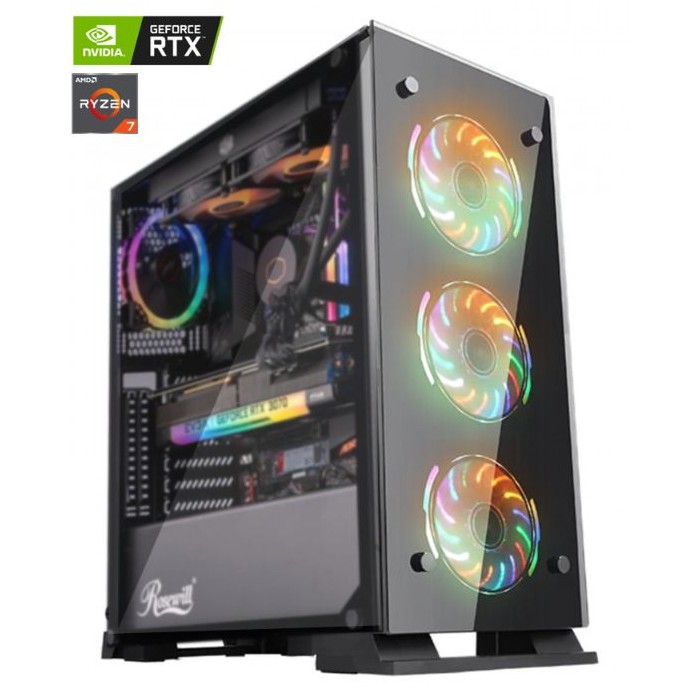 PC Gamer Rampage RYZEN 7-RTX 3050 | Meilleur Prix Maroc