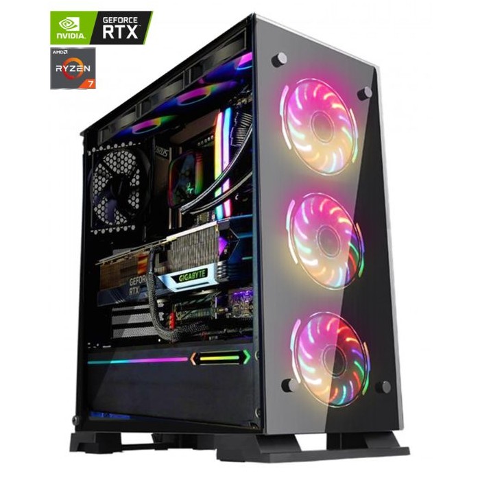 PC Gamer Fury RYZEN 7 5700X-RTX 4060 TI - Meilleur Rapport Qualité/Prix