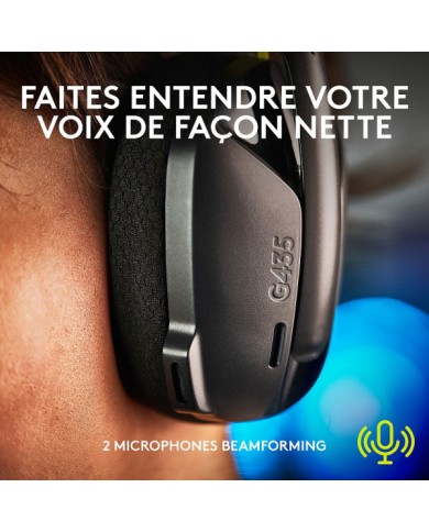 Logitech G G435 (Noir) / Micro-Casque / Logitech Maroc