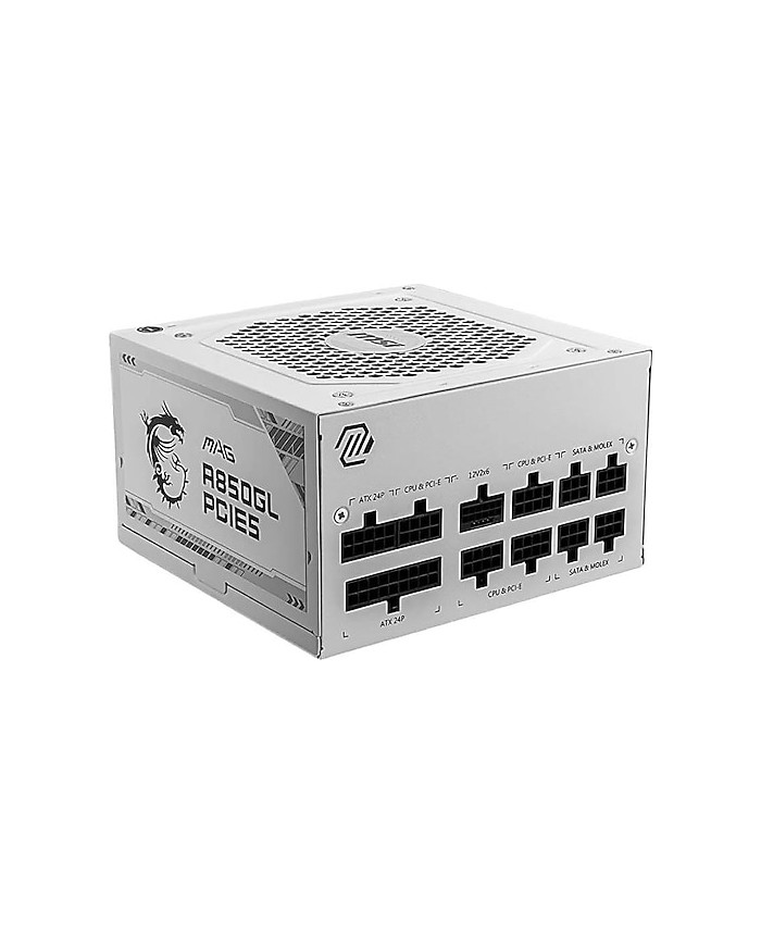 MSI MAG A850GL PCIE5 BLANC - Alimentation PC- Pc Gamer Casa MSI MAG A850GL PCIE5 BLANC - Alimentation PC- Pc Gamer Casa