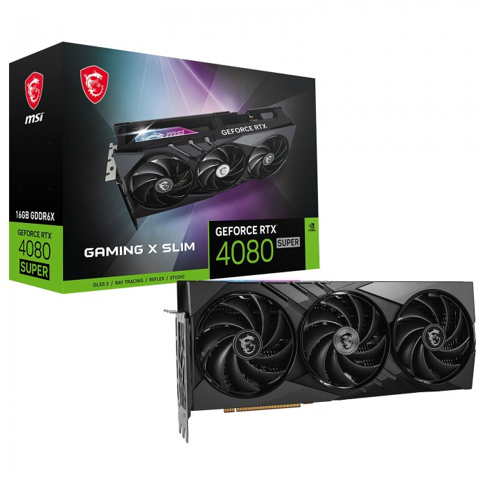 MSI GeForce RTX 4080 SUPER 16G GAMING X SLIM - Carte Graphique - Pc Gamer