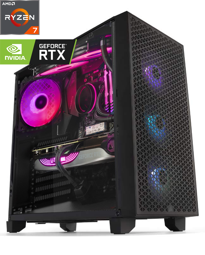 PC Gamer Gladiator Ryzen 7-RTX 4060 - Meilleur Rapport Qualité/Prix