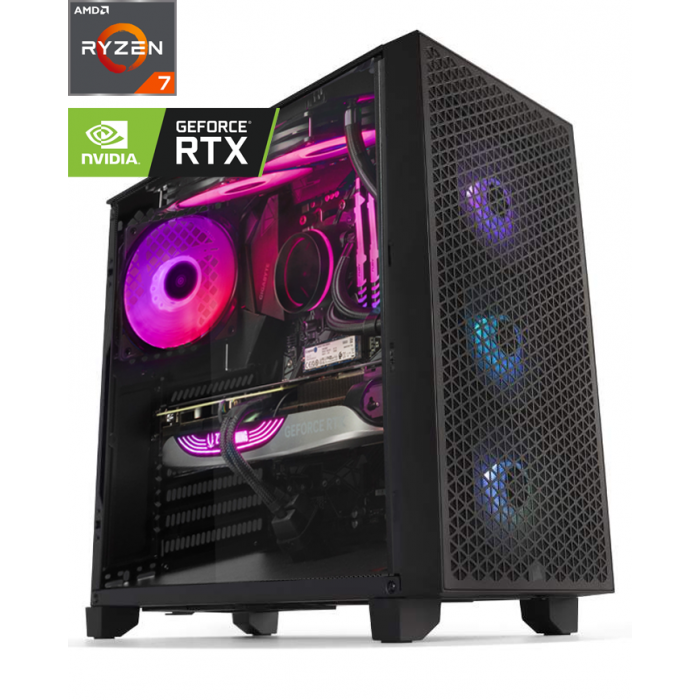 PC Gamer Gladiator Ryzen 7-RTX 4060 - Meilleur Rapport Qualité/Prix