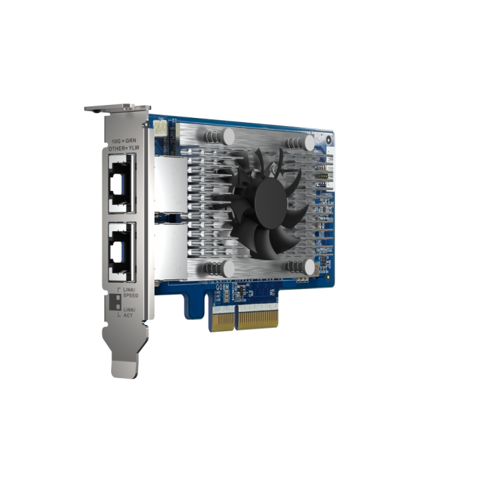 QNAP QXG-10G2T - BX710 Dual 10GbE - Carte réseau - Pc Gamer Casa - Maroc