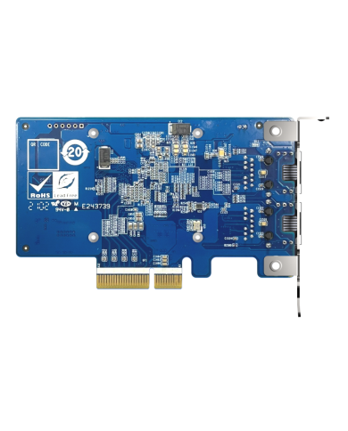 QNAP QXG-10G2T - BX710 Dual 10GbE - Carte réseau - Pc Gamer Casa - Maroc