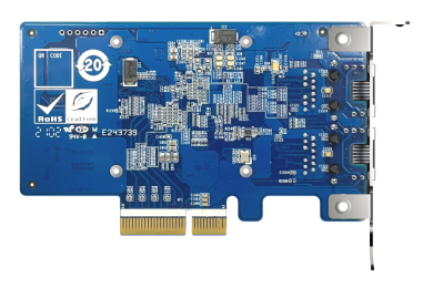 QNAP QXG-10G2T - BX710 Dual 10GbE - Carte réseau - Pc Gamer Casa - Maroc