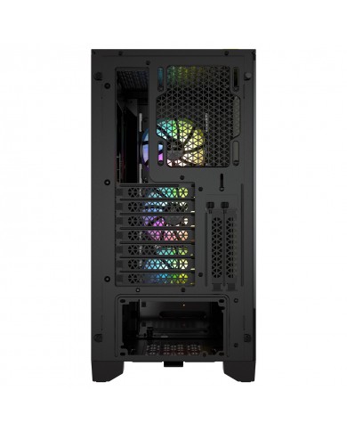 Corsair iCUE 4000X RGB Tempered Glass (Noir) -  Pc Gamer Casa Corsair iCUE 4000X RGB Tempered Glass (Noir) -  Pc Gamer Casa