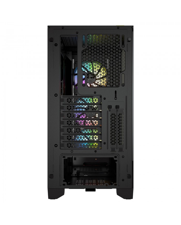 Corsair iCUE 4000X RGB Tempered Glass (Noir) -  Pc Gamer Casa Corsair iCUE 4000X RGB Tempered Glass (Noir) -  Pc Gamer Casa