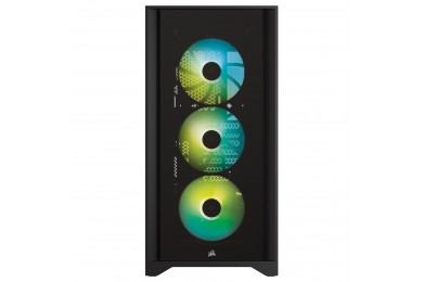 Corsair iCUE 4000X RGB Tempered Glass (Noir) -  Pc Gamer Casa Corsair iCUE 4000X RGB Tempered Glass (Noir) -  Pc Gamer Casa