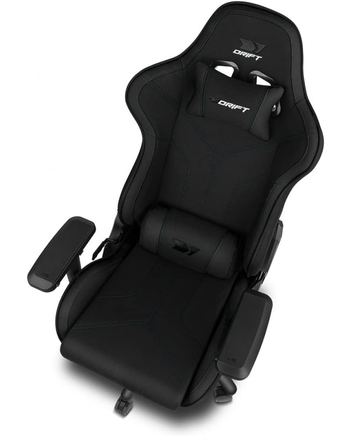 Drift DR110 Tissu Noir - Chaise Gamer - Pc Gamer Casa