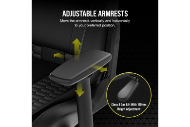 TC100 RELAXED  - Fabric Noir/Gris - CHAIR GAMING MAROC