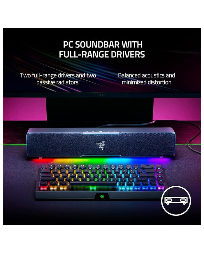 Razer Leviathan v2 X - Enceinte PC - Razer Marooc Razer Leviathan v2 X - Enceinte PC - Razer Marooc