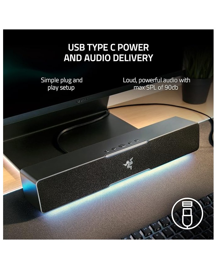 Razer Leviathan v2 X - Enceinte PC - Razer Marooc Razer Leviathan v2 X - Enceinte PC - Razer Marooc