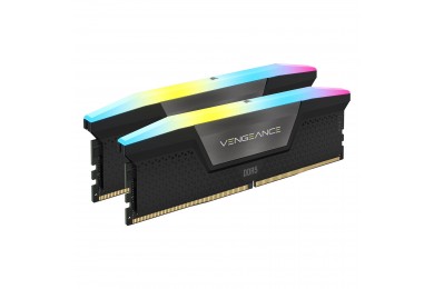 Corsair Vengeance RGB DDR5 32 Go (2 x 16 Go) 7200 MHz CL34 - Noir-  PC Gamer Casa Corsair Vengeance RGB DDR5 32 Go (2 x 16 Go) 7200 MHz CL34 - Noir-  PC Gamer Casa