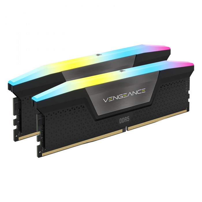 Corsair Vengeance RGB DDR5 32 Go (2 x 16 Go) 7200 MHz CL34 - Noir-  PC Gamer Casa