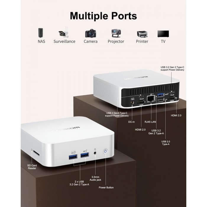 Mini PC GEEKOM A7 AMD Ryzen 9 7940HS 32GB 2TB SSD - PCGAMERCASA .MA
