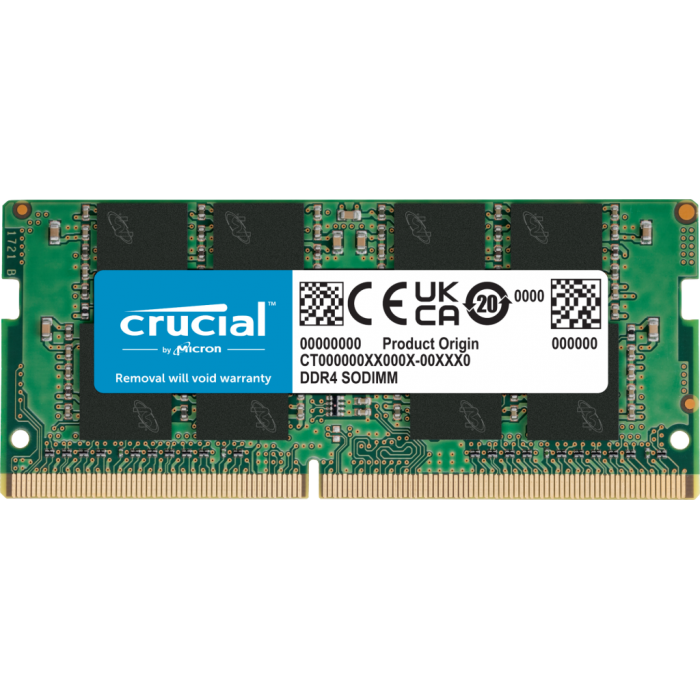 Crucial DDR4 16 Go 3200 MHz CL22 - Mémoire PC - Crucial- Maroc