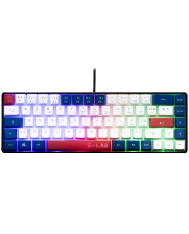 The G-Lab Keyz Hydrogen (Bleu/Blanc/Rouge) - Clavier PC The G-Lab Keyz Hydrogen (Bleu/Blanc/Rouge) - Clavier PC